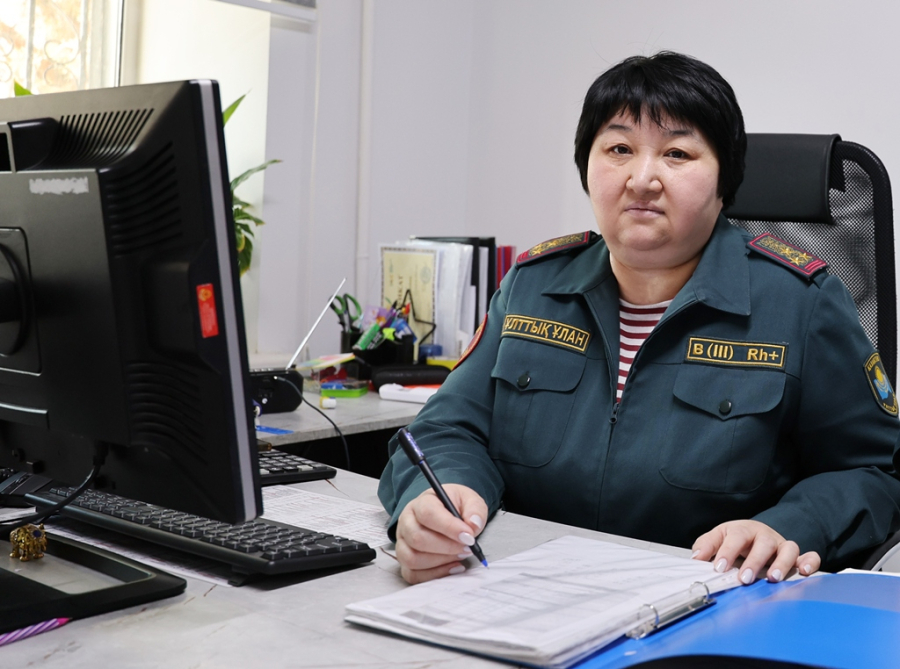 Полковник Галия Касенова: точность, ответственность и верность службе