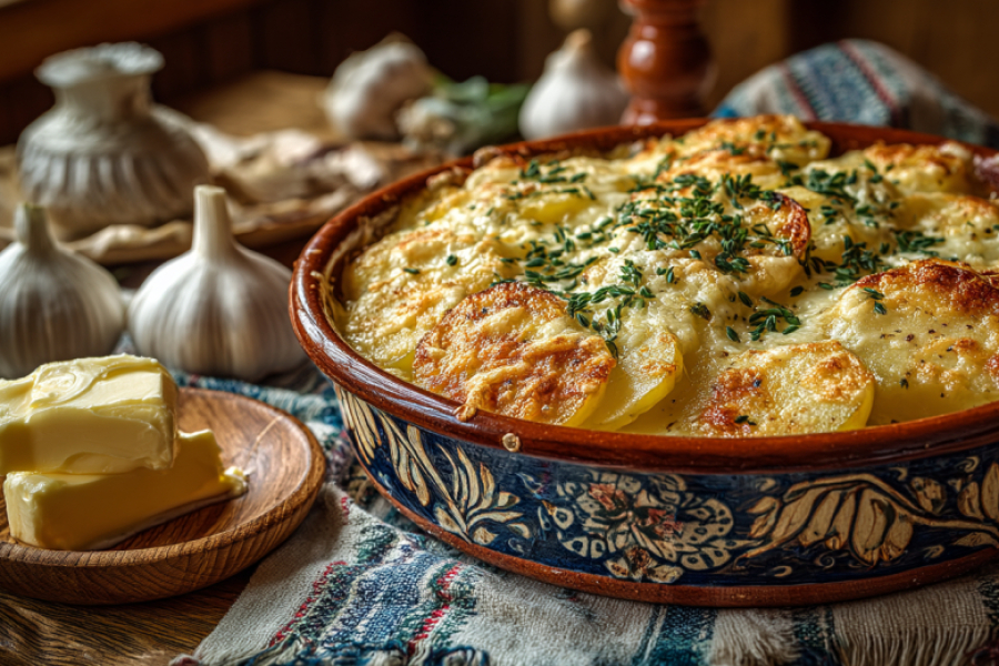 Такая картошечка с чесночным маслом &mdash; любимый гарнир в моей семье: вкуснее, чем по-деревенски