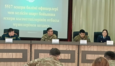Руководство воинской части 5517 провело встречу с членами семей военнослужащих