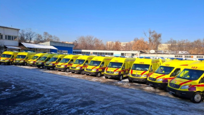 В Алматы пополнился автопарк скорой помощи
