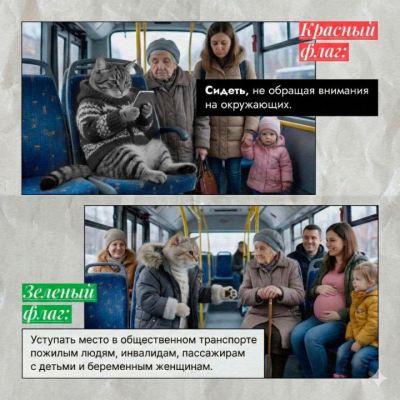 Тренируйтесь на кошках: в Челнах рассказали, как вести себя в общественном транспорте