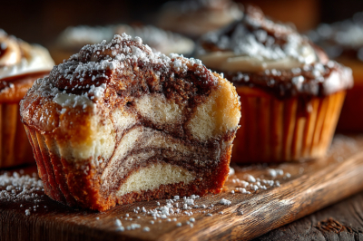 Эти мраморные кексы &mdash; мой ответ внезапному празднику. Сгущенка, какао, 10 минут на замес &mdash; и дом пахнет счастьем