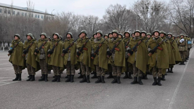 Артиллеристы Гвардейского гарнизона примут участие в параде Победы в Астане