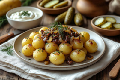 Вместо привычной картошки &mdash; белорусские комы: с луком и грудинкой, словно ужин в деревне
