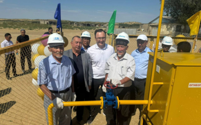 Природный газ провели в отдаленное село Актюбинской области