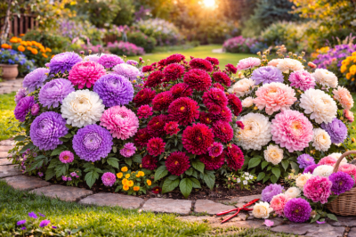 Самые популярные цветы в мире: 3 самых красивых сорта однолетних астр &mdash; &laquo;Королева&raquo;, &laquo;Брусничка&raquo; и &laquo;Александрия&raquo;